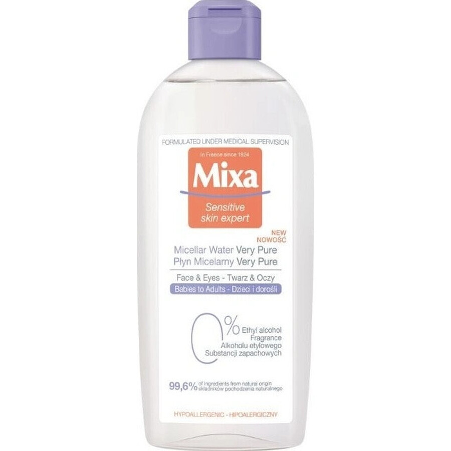 Mixa Acqua micellare purissima 1×400 ml, acqua micellare