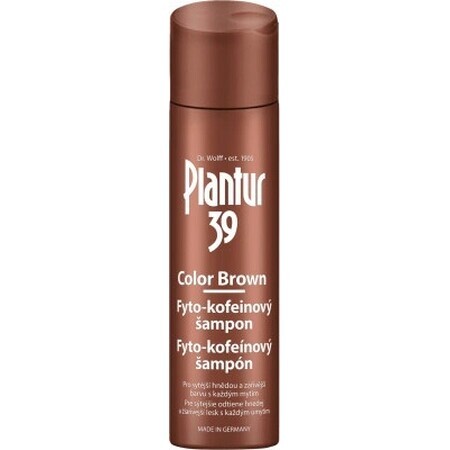 Shampoo Plantur 39 Kleur Bruin Phyto-cafeïne 1×250 ml, shampoo met cafeïne