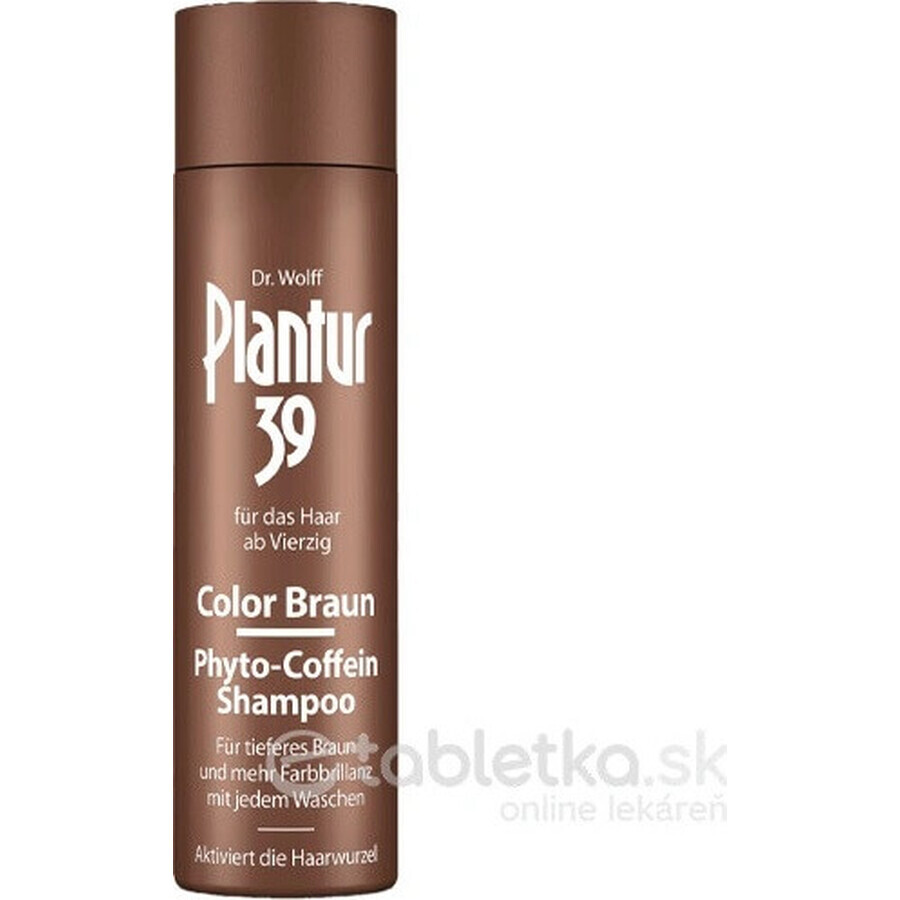 Shampoo Plantur 39 Kleur Bruin Phyto-cafeïne 1×250 ml, shampoo met cafeïne