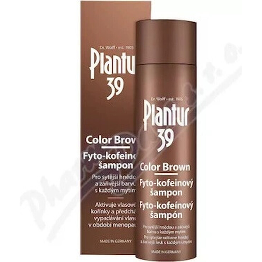 Shampoo Plantur 39 Kleur Bruin Phyto-cafeïne 1×250 ml, shampoo met cafeïne