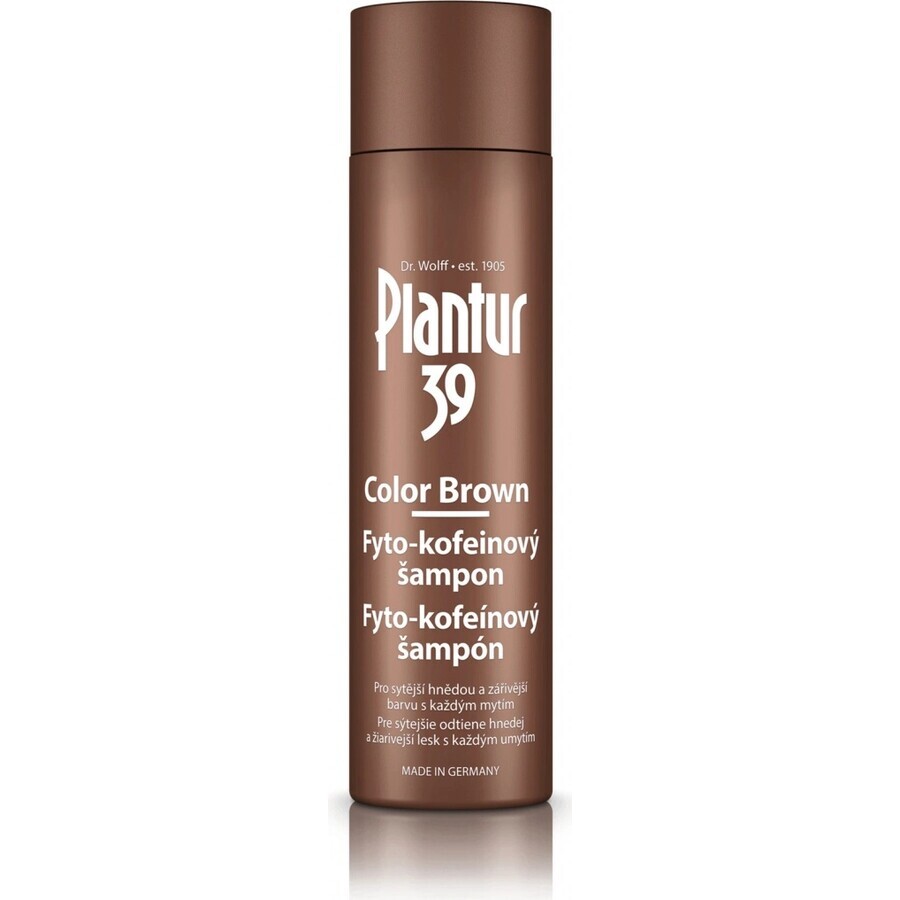 Shampoo Plantur 39 Kleur Bruin Phyto-cafeïne 1×250 ml, shampoo met cafeïne