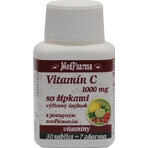 MedPharma VITAMINE C 1000 mg met rozenbottels 1×37 tbl, geleidelijke afgifte