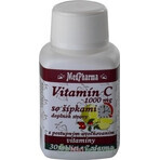 MedPharma VITAMINE C 1000 mg met rozenbottels 1×37 tbl, geleidelijke afgifte