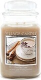 Village Candle Geurkaars in Fles - Chai Tea Latte - Kaneel melkthee, groot 1&#215;1 st