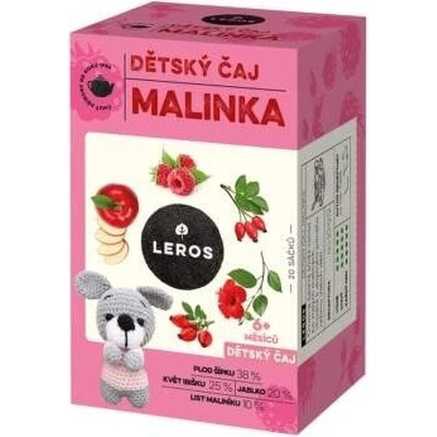 LEROS CHILDREN'S TEA MALINKA 2x20g, thé pour enfants