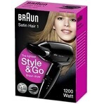 Braun Satin Hair 1 Hd 130 To Go 1pc 1×1 1pc haardroger