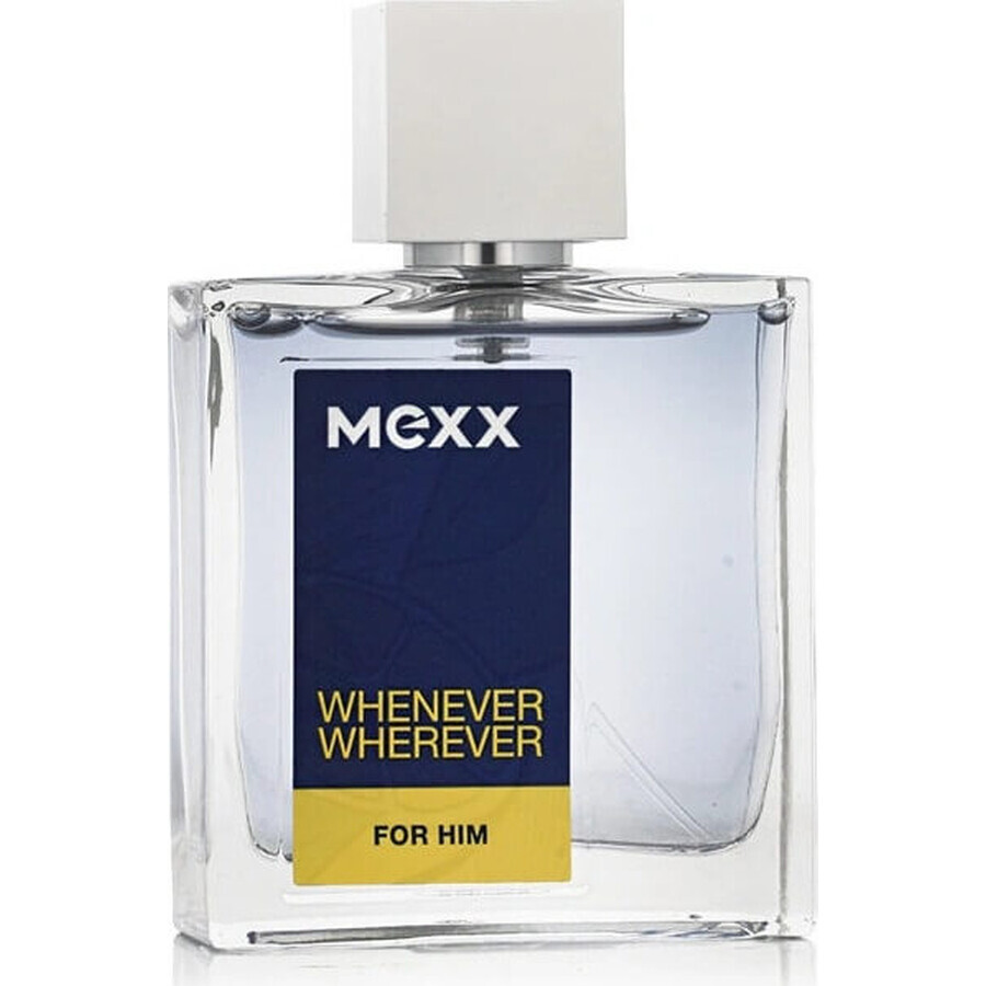 Mexx Whenever Whenever Wherever Men Edt 50ml 1×50 ml, Eau de toilette