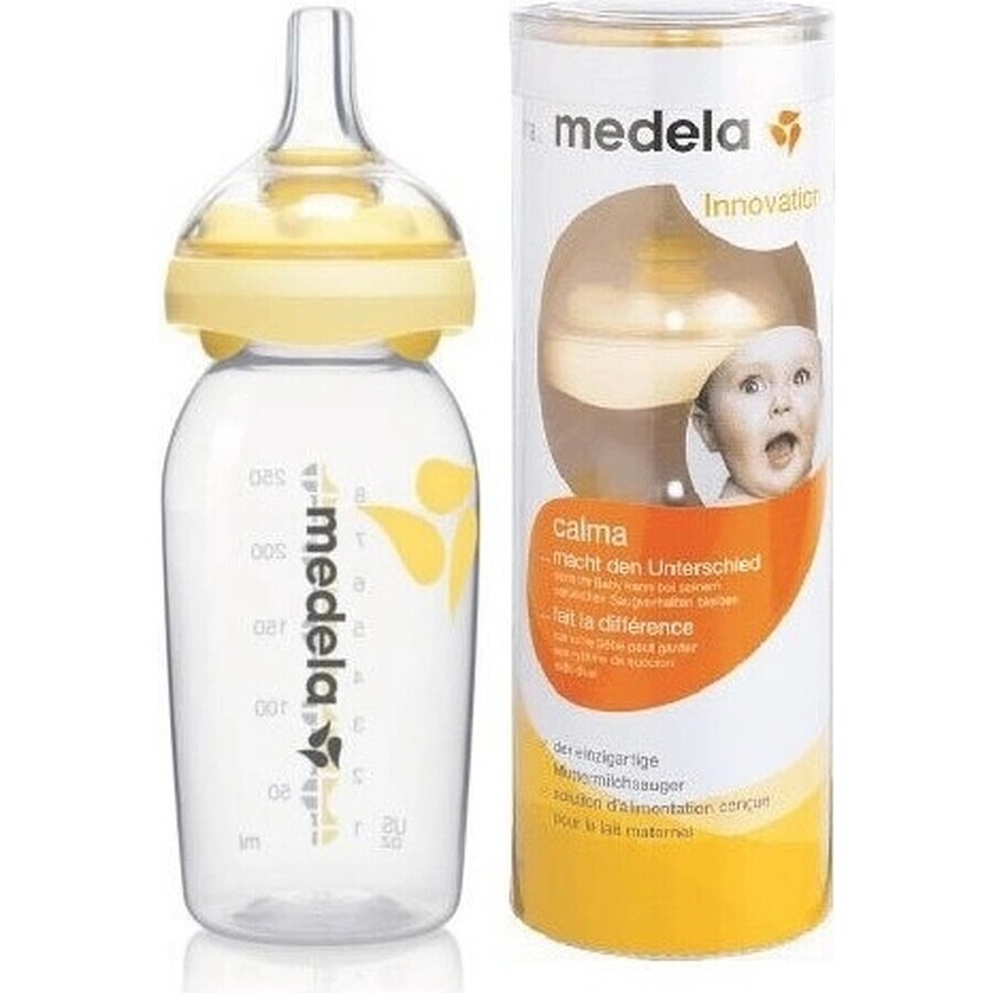 Biberon Medela Calma™ per neonati allattati al seno 250 ml 1×1