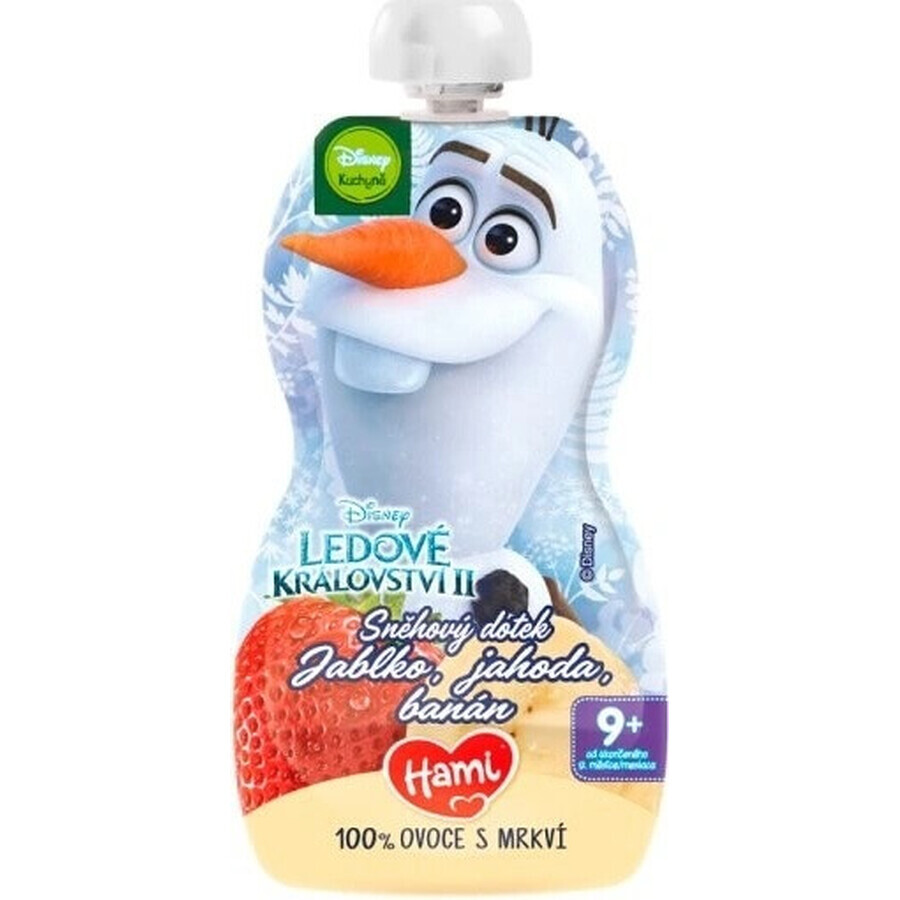 HAMI Disney Frozen Aardbei Olaf Aardbei Olaf capsule 1×110 g, fruitcapsule