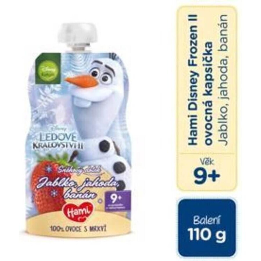 HAMI Disney Frozen Aardbei Olaf Aardbei Olaf capsule 1×110 g, fruitcapsule