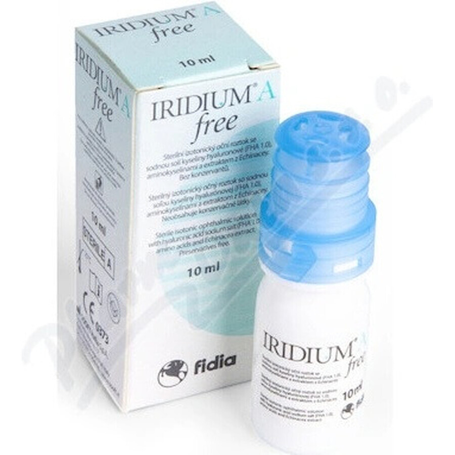 IRIDIUM A vrij Steriele isotone oculaire oplossing 1×10 ml