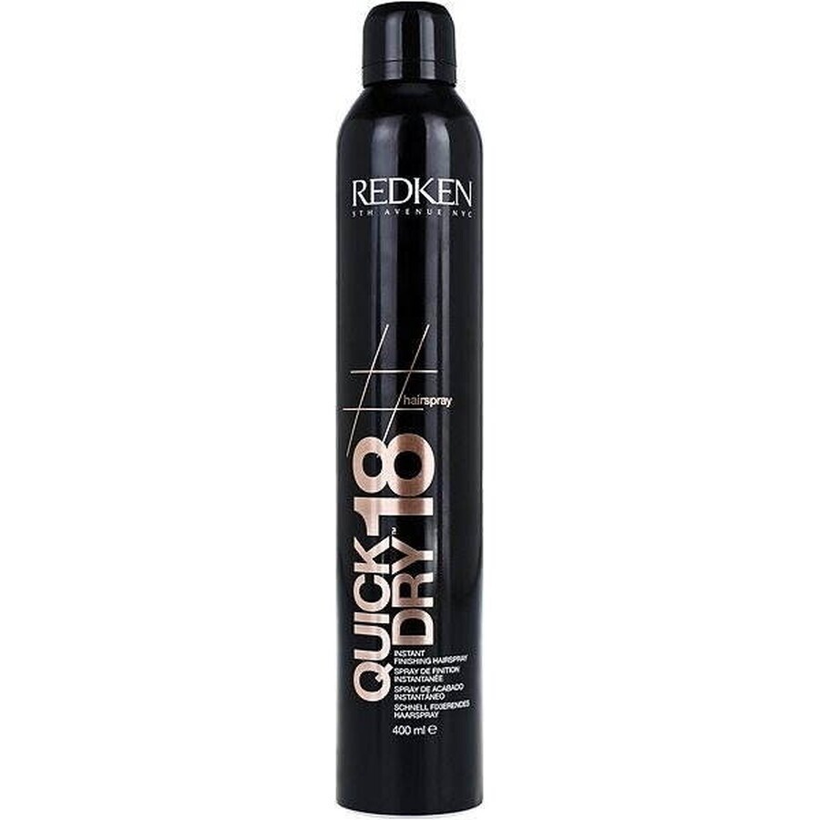 Redken fixativ cu fixare puternică Quick Dry 1×400 ml, fixativ