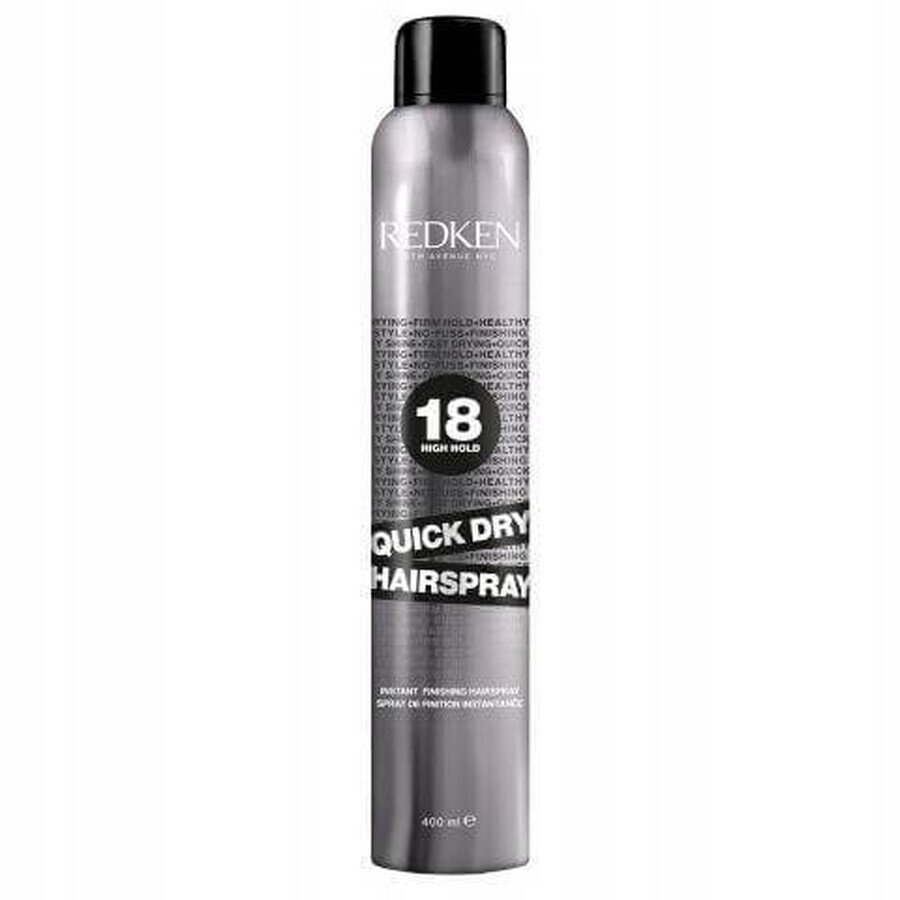 Redken fixativ cu fixare puternică Quick Dry 1×400 ml, fixativ