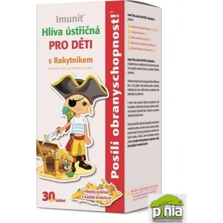 JACK'S HEAD 1×30 tbl JACK'S HEAD HLIVA Immunit met Duindoorn voor kinderen + geschenk