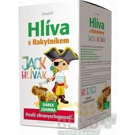 JACK'S HEAD 1×30 tbl JACK'S HEAD HLIVA Immunit met Duindoorn voor kinderen + geschenk