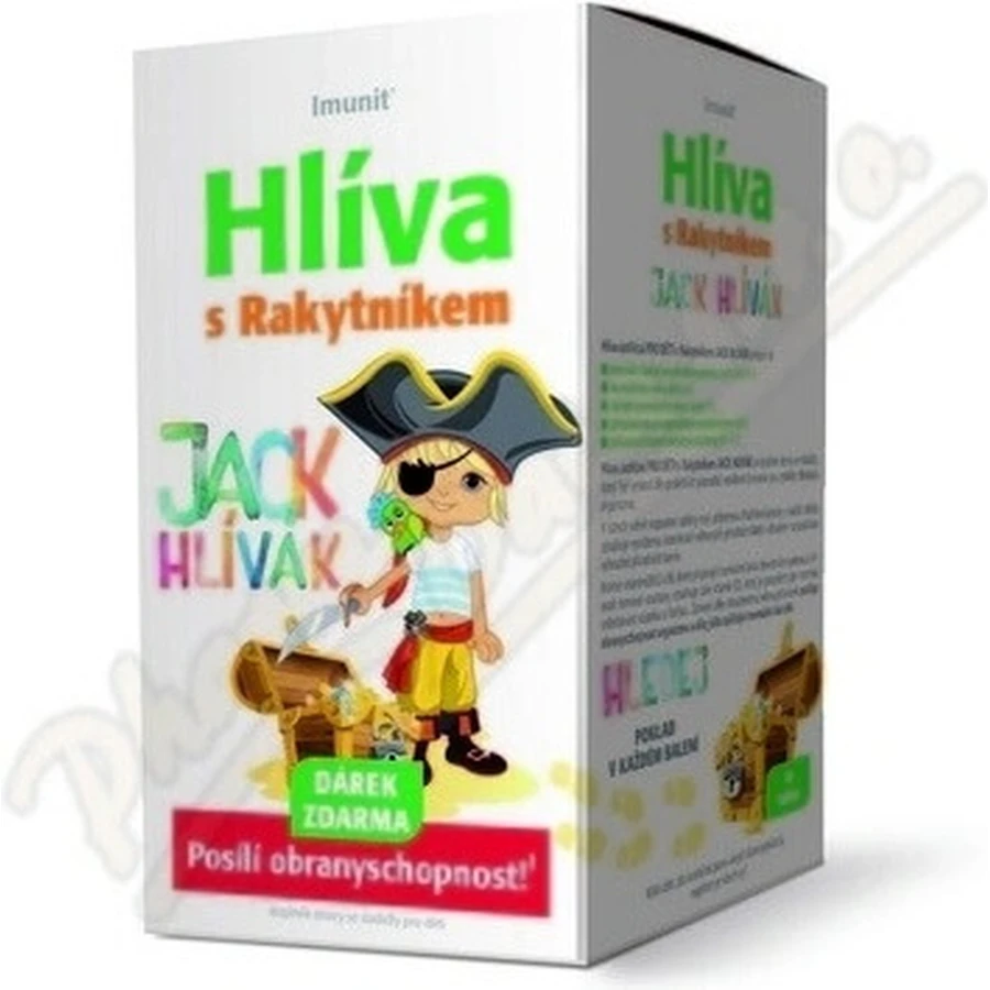 JACK'S HEAD 1×30 tbl JACK'S HEAD HLIVA Immunit met Duindoorn voor kinderen + geschenk
