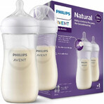 Philips AVENT Natural Response Flasche 330 ml, 3m+ 2 Stück 1×2 Stück 1×2 Flasche, Glas