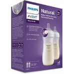 Philips AVENT Natural Response Flasche 330 ml, 3m+ 2 Stück 1×2 Stück 1×2 Flasche, Glas