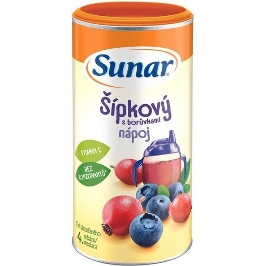 Sunar oplosdrank Rozenbottel met Cranberry 1×200 g