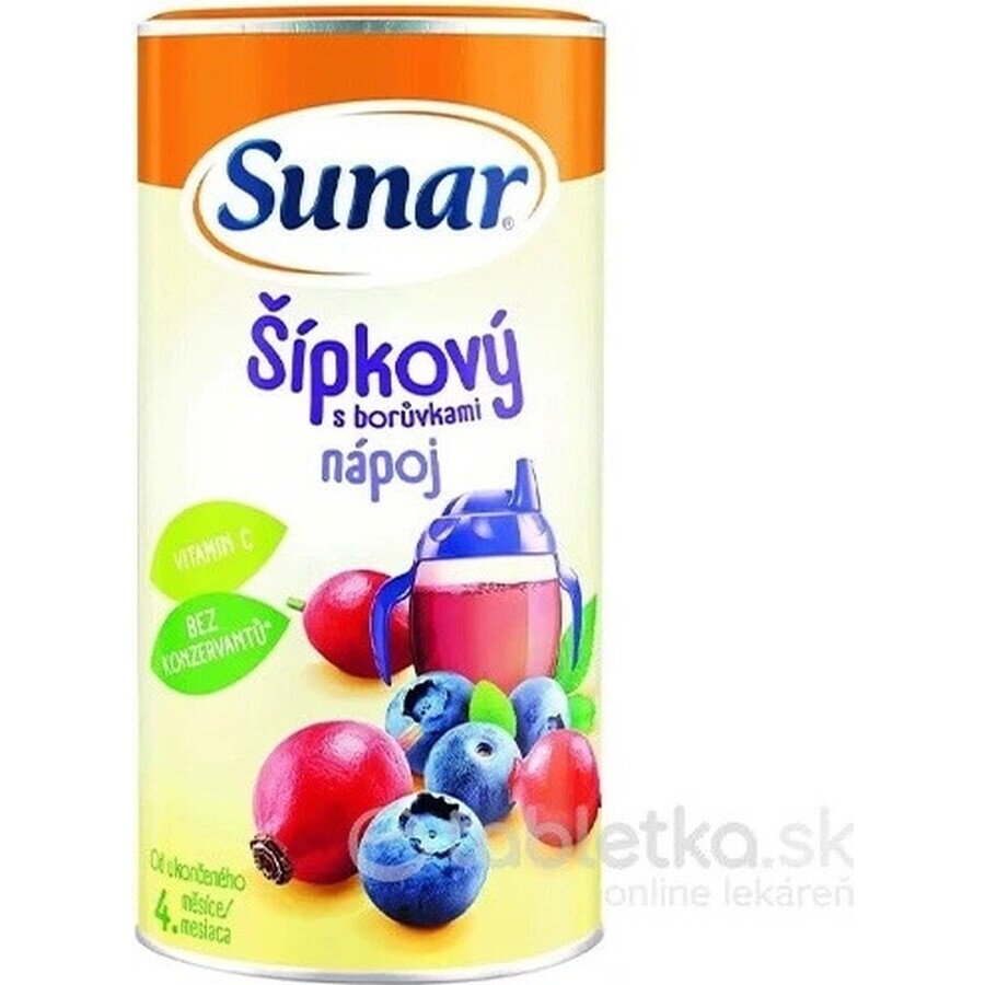 Sunar oplosdrank Rozenbottel met Cranberry 1×200 g