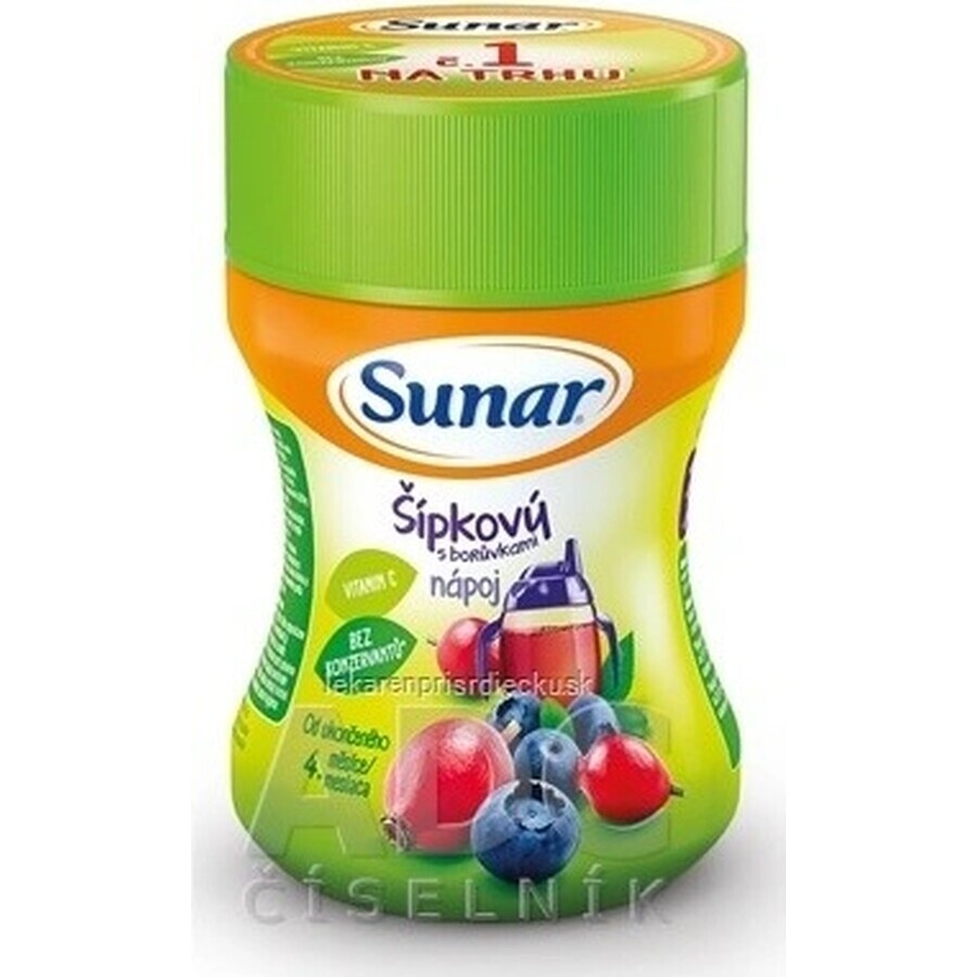 Sunar oplosdrank Rozenbottel met Cranberry 1×200 g