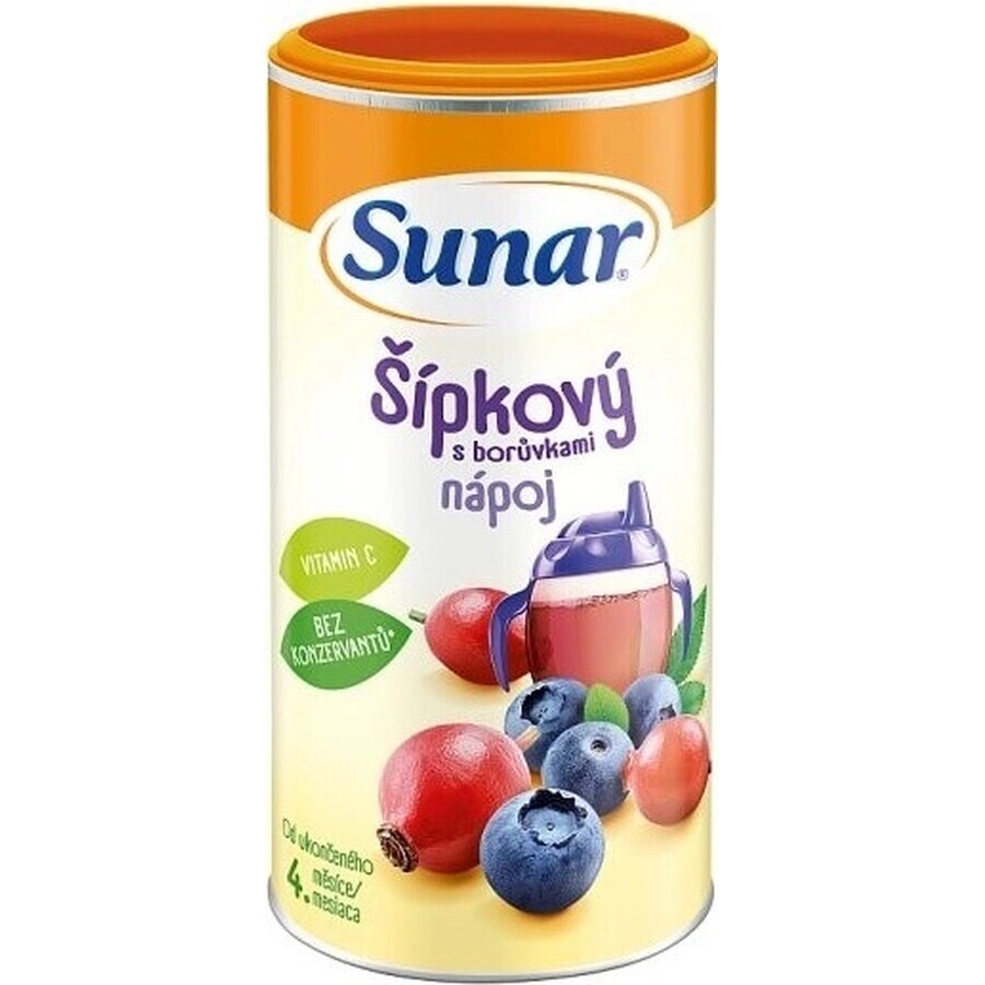 Sunar oplosdrank Rozenbottel met Cranberry 1×200 g