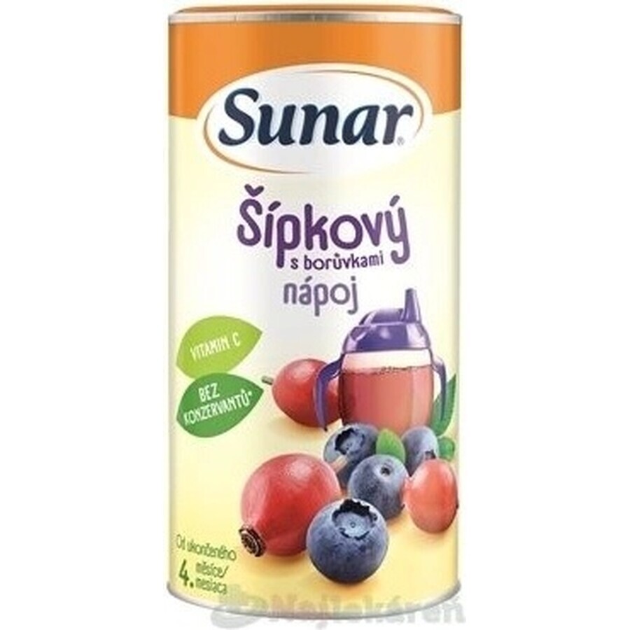 Sunar oplosdrank Rozenbottel met Cranberry 1×200 g