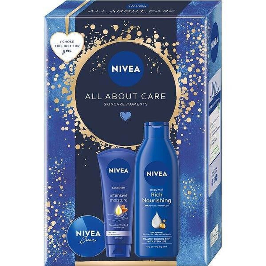 NIVEA BOX BODY MILK 1×1 Stück, Geschenkpackung