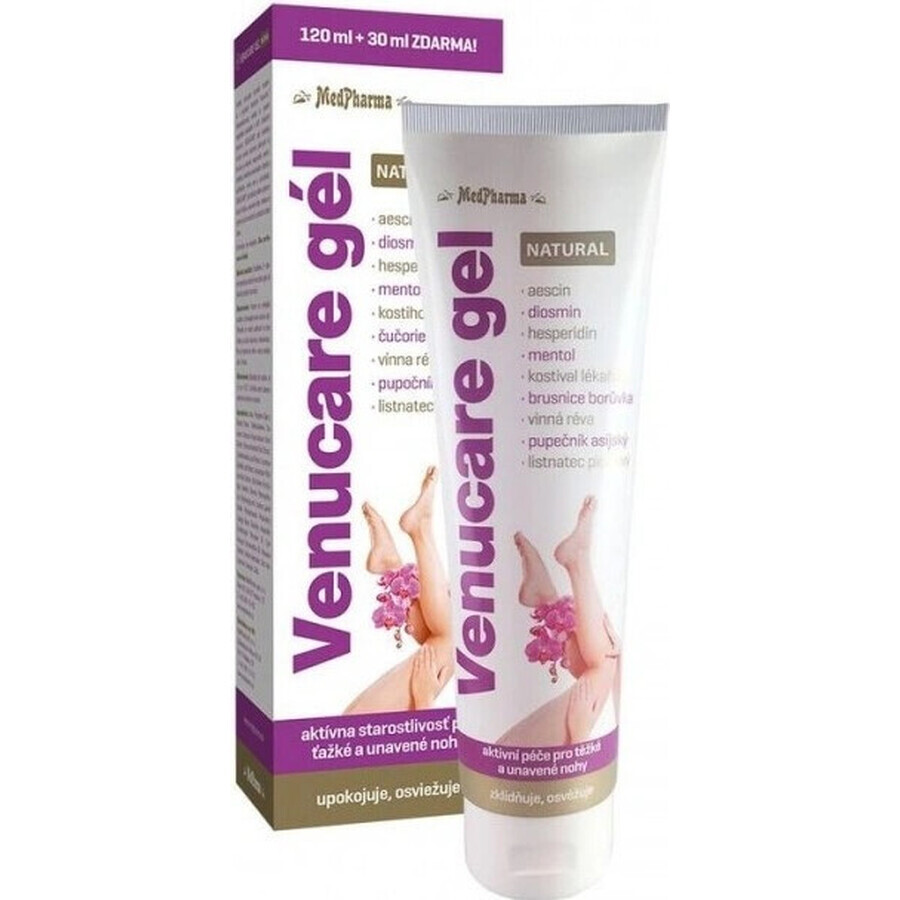 MedPharma VENUCARE GEL NATURAL 1×150 ml, gel 120 ml+30 ml gratis