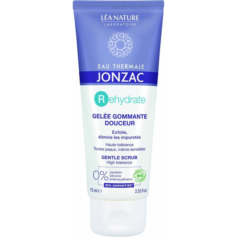 JONZAC Rehydrate GENTLE PEELING GEL ORGANIC Rehydraterende biologische gezichtsgel 1×75 ml