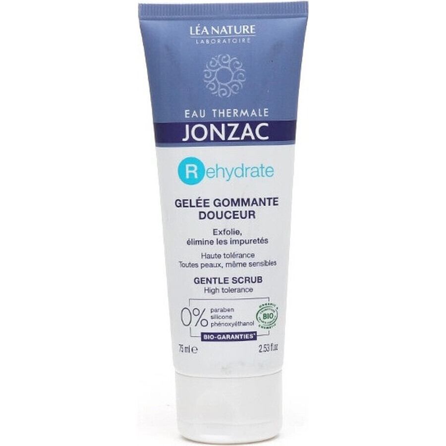 JONZAC Rehydrate GENTLE PEELING GEL ORGANIC Rehydraterende biologische gezichtsgel 1×75 ml