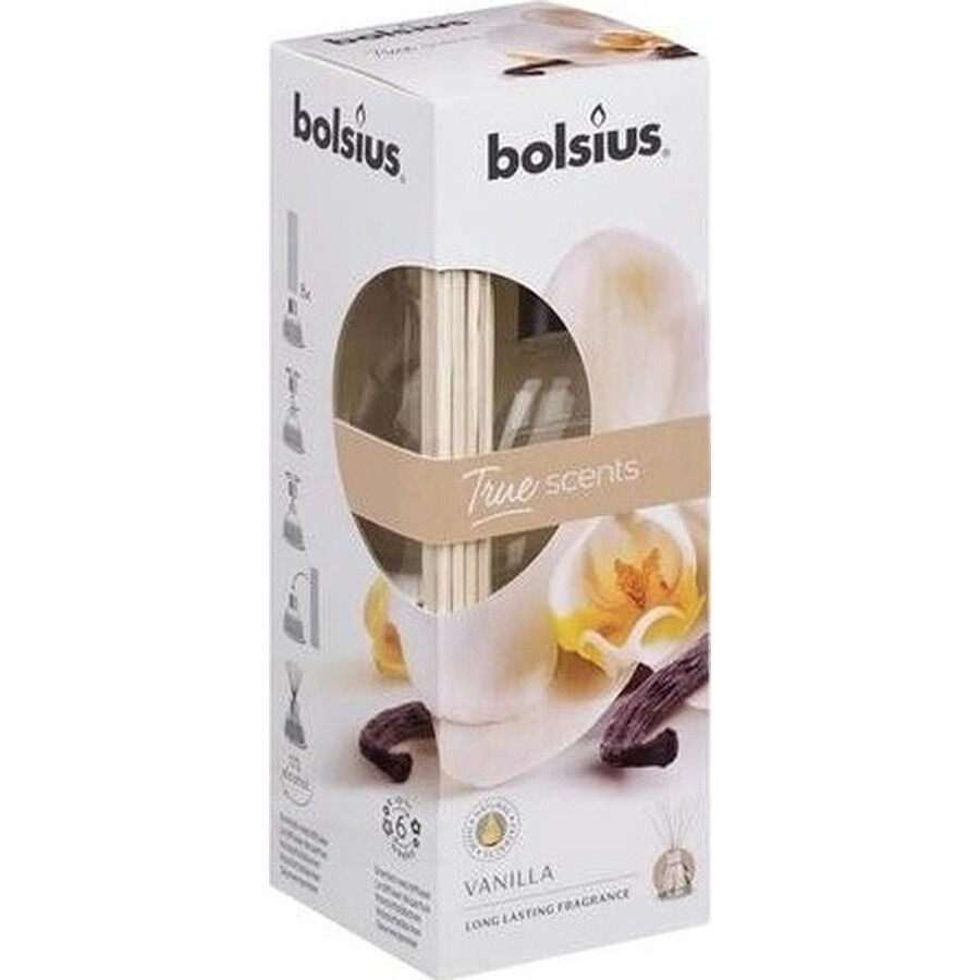 Bolsius Aromatic 2.0 Diffuser 45 ml Vanille 1×45 ml, aromatische diffuser