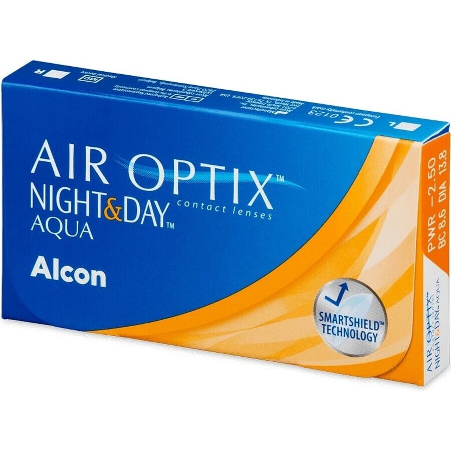 Airoptix Night&Day Aqua D-0.50 Z8.4 6pcs