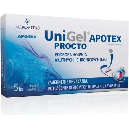 HEMAGEL PROCTO SUP 5KS 1×5 pcs, supositorio rectal