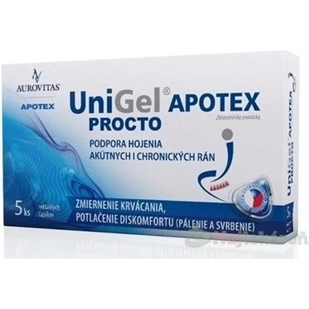 HEMAGEL PROCTO SUP 5KS 1×5 pcs, supositorio rectal