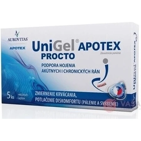 HEMAGEL PROCTO SUP 5KS 1×5 pcs, supositorio rectal