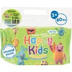 Happy Kids Kids Vlhcene Tp 3x60pcs 3×60 pcs papel higiénico