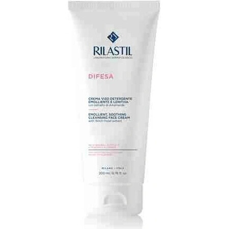 Rilastil Difesa Detergent facial emolient pentru piele sensibilă 1×200 ml, cremă de mâini