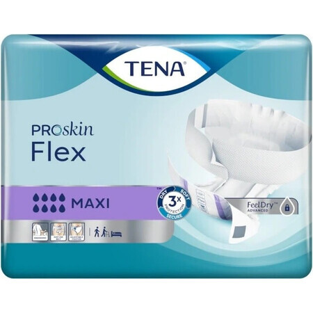 TENA Flex Maxi M 1×22 buc, chiloți pentru incontinență cu talie cu eliberare rapidă