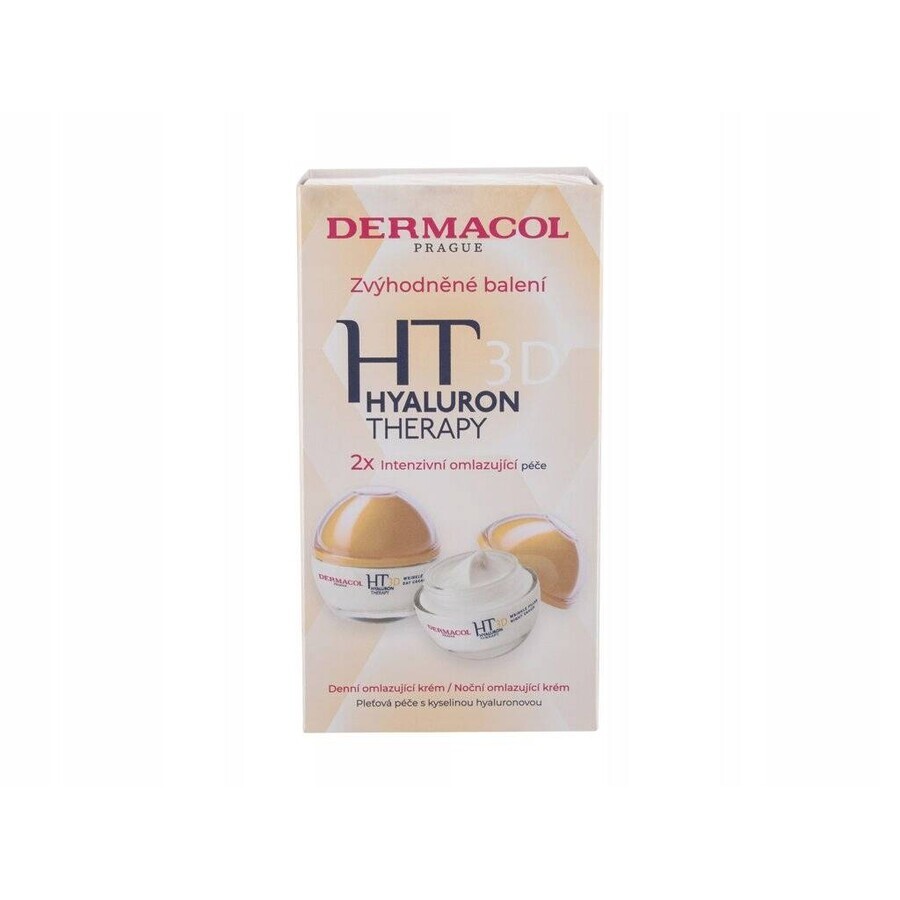 Dermacol Duopack HT3D cremă de zi + de noapte 1×100 ml, 50 ml + 50 ml