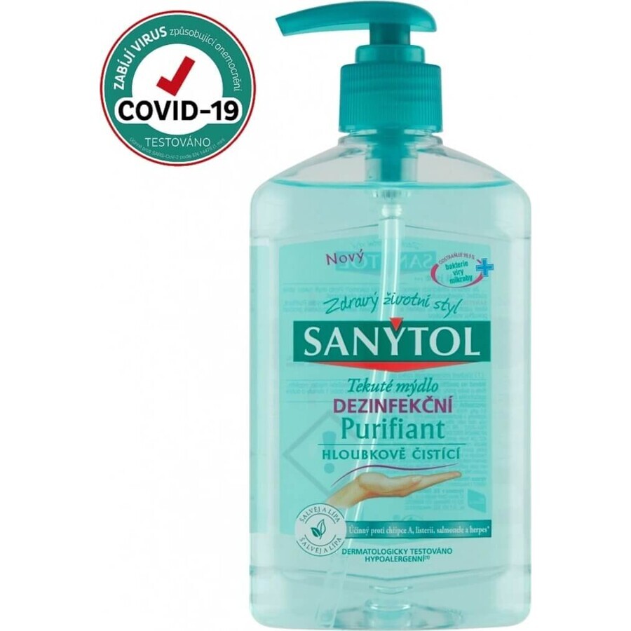 Sanytol săpun dezinfectant Purifiant 1×250 ml, săpun dezinfectant