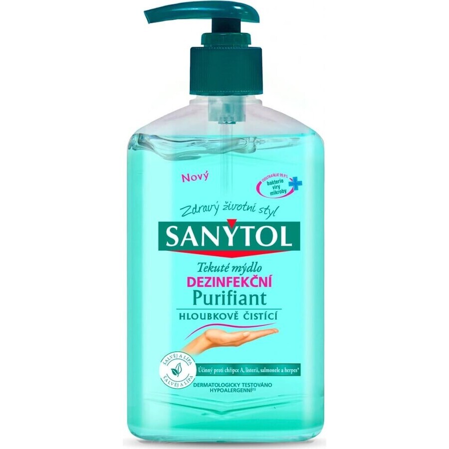 Sanytol săpun dezinfectant Purifiant 1×250 ml, săpun dezinfectant