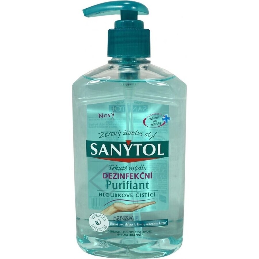 Sanytol săpun dezinfectant Purifiant 1×250 ml, săpun dezinfectant