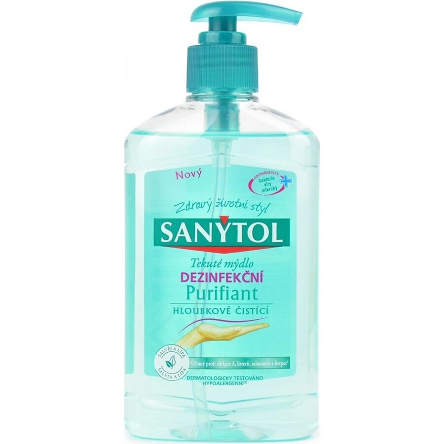 Sanytol săpun dezinfectant Purifiant 1×250 ml, săpun dezinfectant