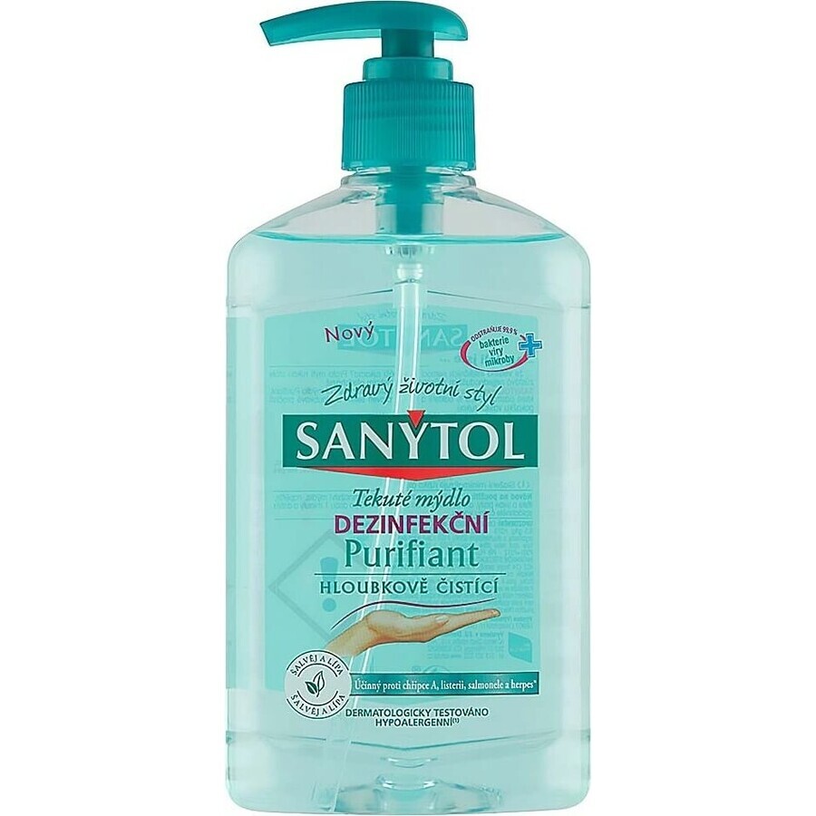 Sanytol săpun dezinfectant Purifiant 1×250 ml, săpun dezinfectant