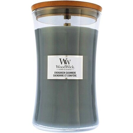 WoodWick Small Evergreen Cashmere 1×85 g, geurkaars