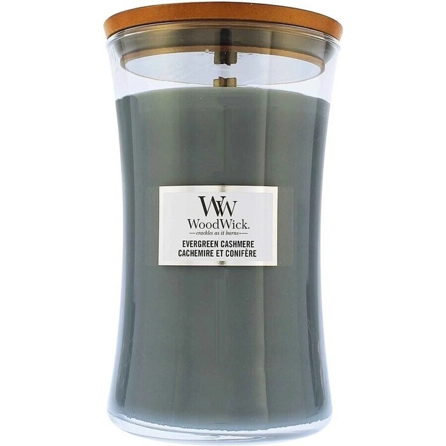 WoodWick Small Evergreen Cashmere 1×85 g, geurkaars