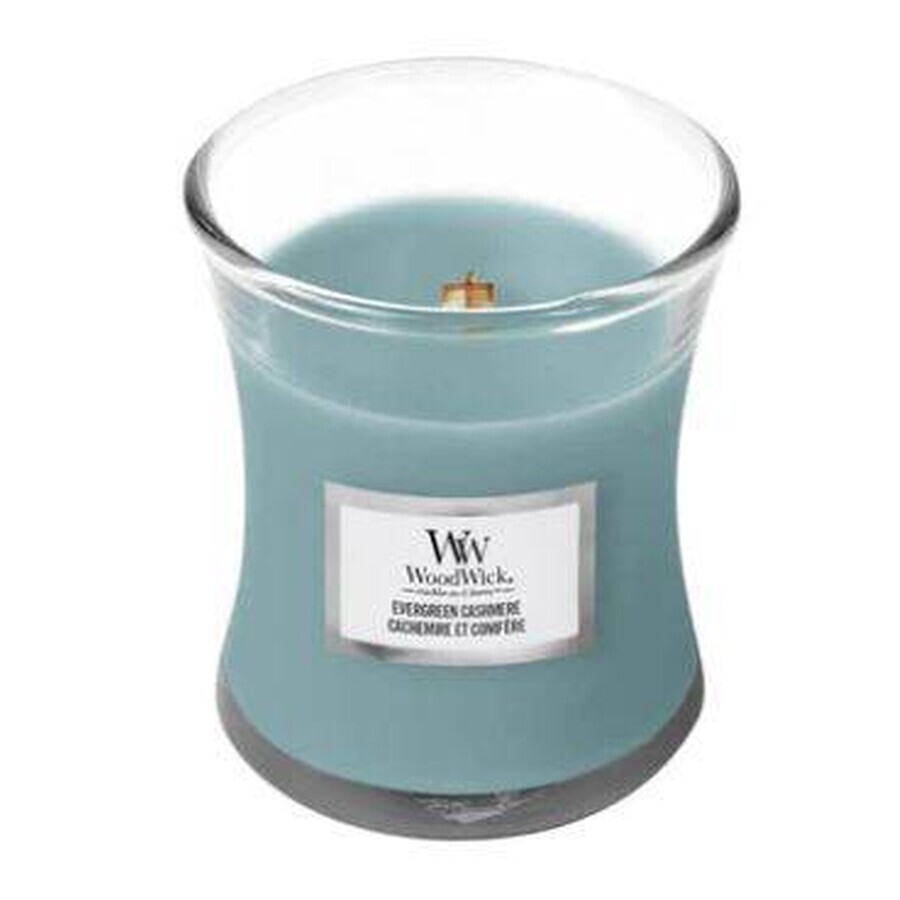 WoodWick Small Evergreen Cashmere 1×85 g, geurkaars