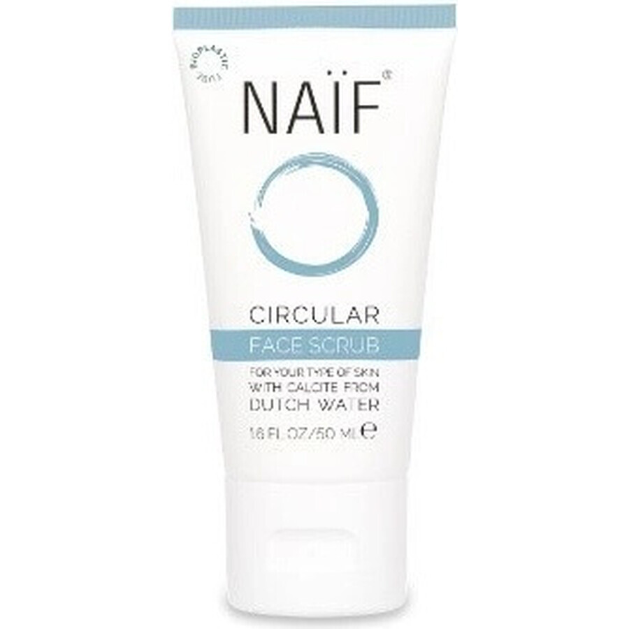 NAÏF Facial peeling with circular limestone 1×50 ml, facial peeling