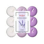 BOLSIUS Luminițe de ceai Sensilight LAVENDER 1×9 buc, tricolore